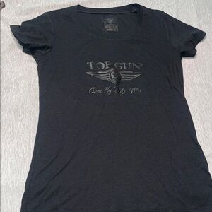 Women's Black Top Gun T-Shirt